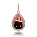 Custom Photo Pendant  Drop-shaped Medal Pendant Necklace  Hip Hop Jewelry nowadaysfashion