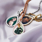 Custom Photo Pendant  Drop-shaped Medal Pendant Necklace  Hip Hop Jewelry nowadaysfashion