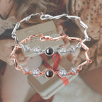 Custom photo Projection Bracelet Jewelry with Silver/Rose Gold Color nowadaysfashion