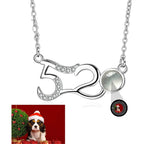 Custom Photo Projection Pendant Personalized Charm 520 Shape Crystal Necklace nowadaysfashion