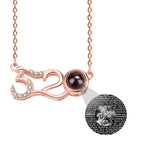 Custom Photo Projection Pendant Personalized Charm 520 Shape Crystal Necklace nowadaysfashion