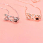 Custom Photo Projection Pendant Personalized Charm 520 Shape Crystal Necklace nowadaysfashion