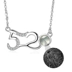 Custom Photo Projection Pendant Personalized Charm 520 Shape Crystal Necklace nowadaysfashion