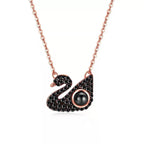 Custom Photo Projection Swan Pendant Necklace nowadaysfashion