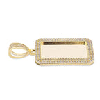 custom photo square medallion pendant hip hop fashion jewelry nowadaysfashion