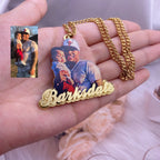 Custom Picture Name Necklace Custom Jewelry Pendant With Picture Chain Necklace nowadaysfashion