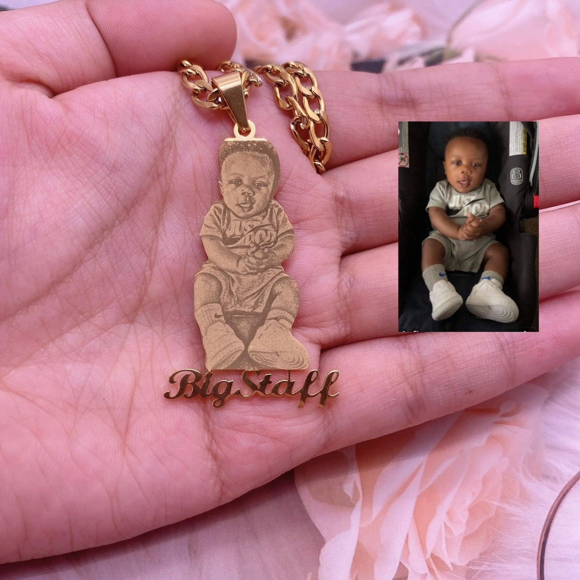 Custom Picture Necklace Custom Jewelry Pendant With Picture Chain Necklace Jewelry - Blade & Thread