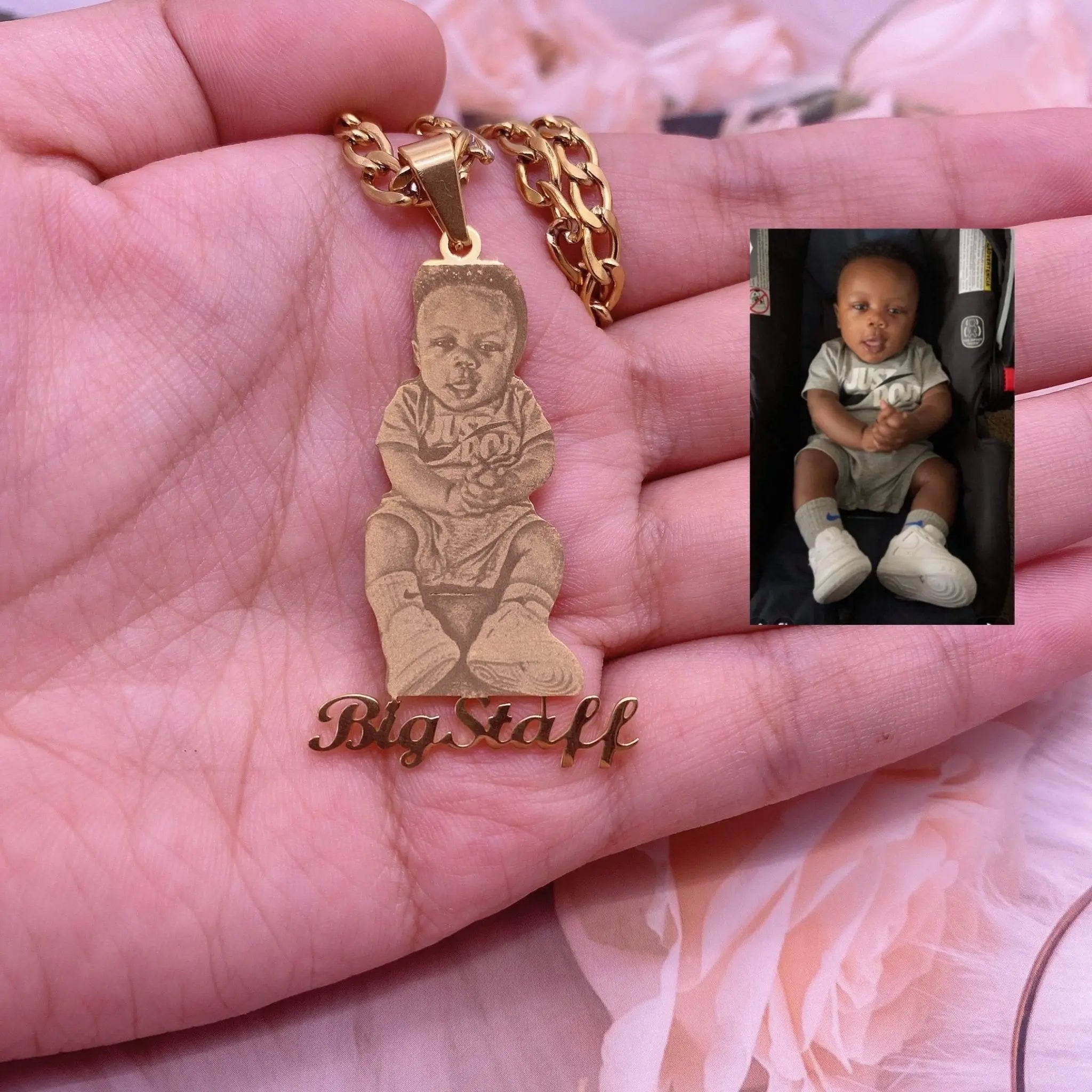 Custom Picture Necklace Custom Jewelry Pendant With Picture Chain Necklace Jewelry nowadaysfashion