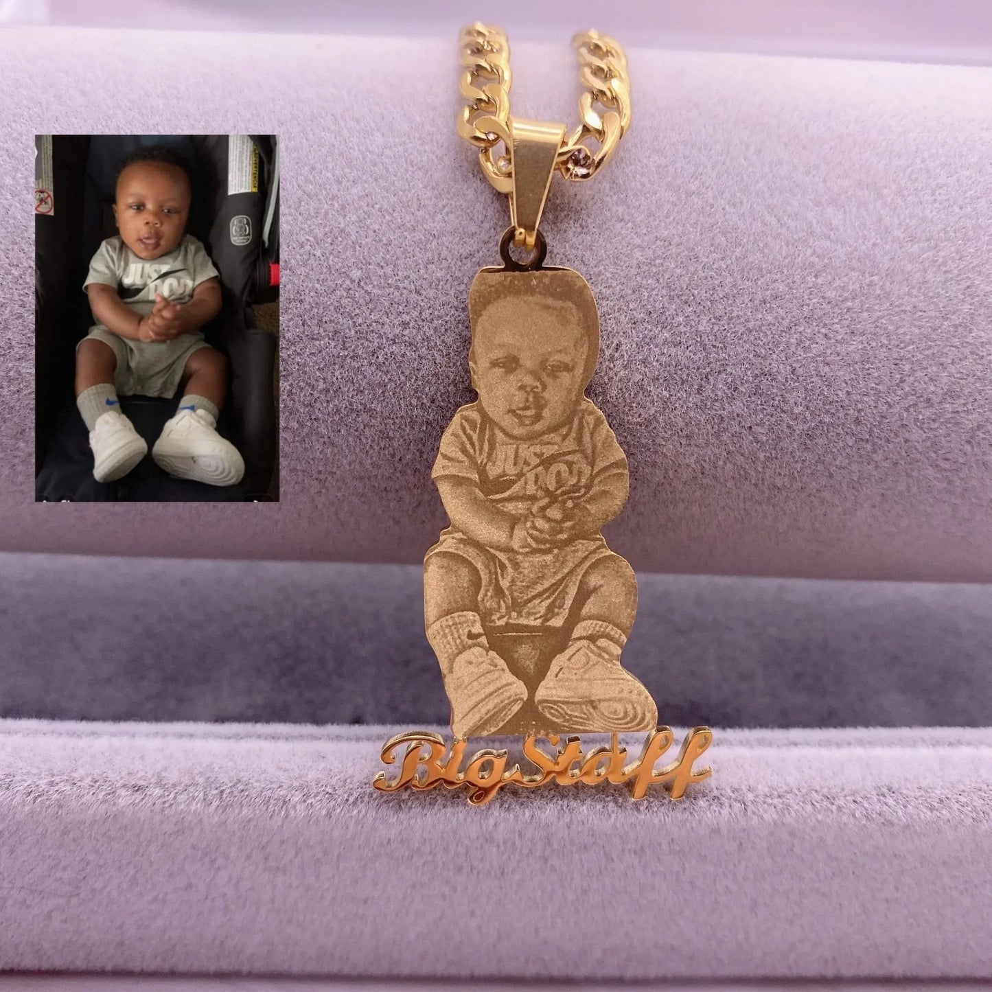 Custom Picture Necklace Custom Jewelry Pendant With Picture Chain Necklace Jewelry - Blade & Thread