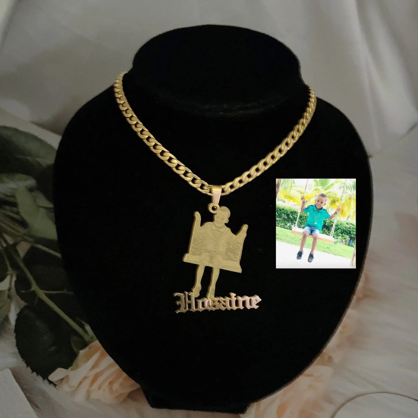 Custom Picture Necklace Custom Jewelry Pendant With Picture Chain Necklace Jewelry - Blade & Thread