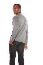 Custom Printed Men's Bamboo Viscose/Organic Cotton Long Sleeve T-Shirt Spun Bamboo