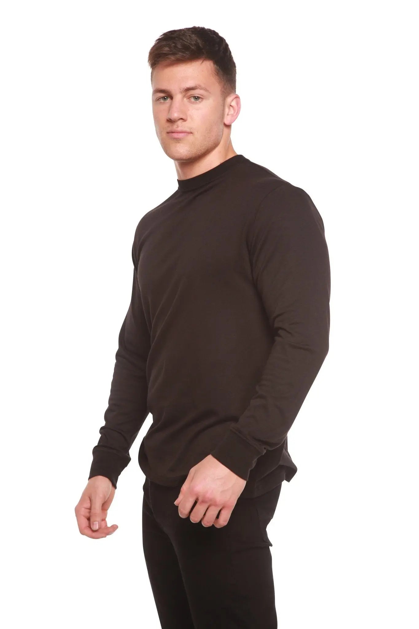 Custom Printed Men's Bamboo Viscose/Organic Cotton Long Sleeve T-Shirt - Blade & Thread