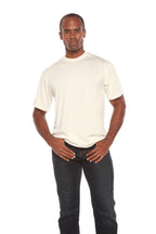 Custom Printed Men's Bamboo Viscose/Organic Cotton Short Sleeve T-Shirt Spun Bamboo