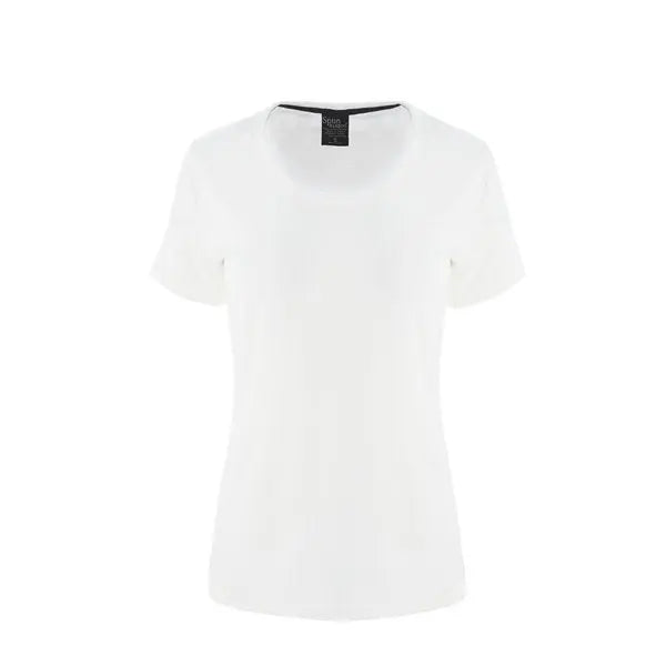 Custom Printed Women's Bamboo/Cotton Short Sleeve Scoop Neck Graphic T-Shirt Spun Bamboo