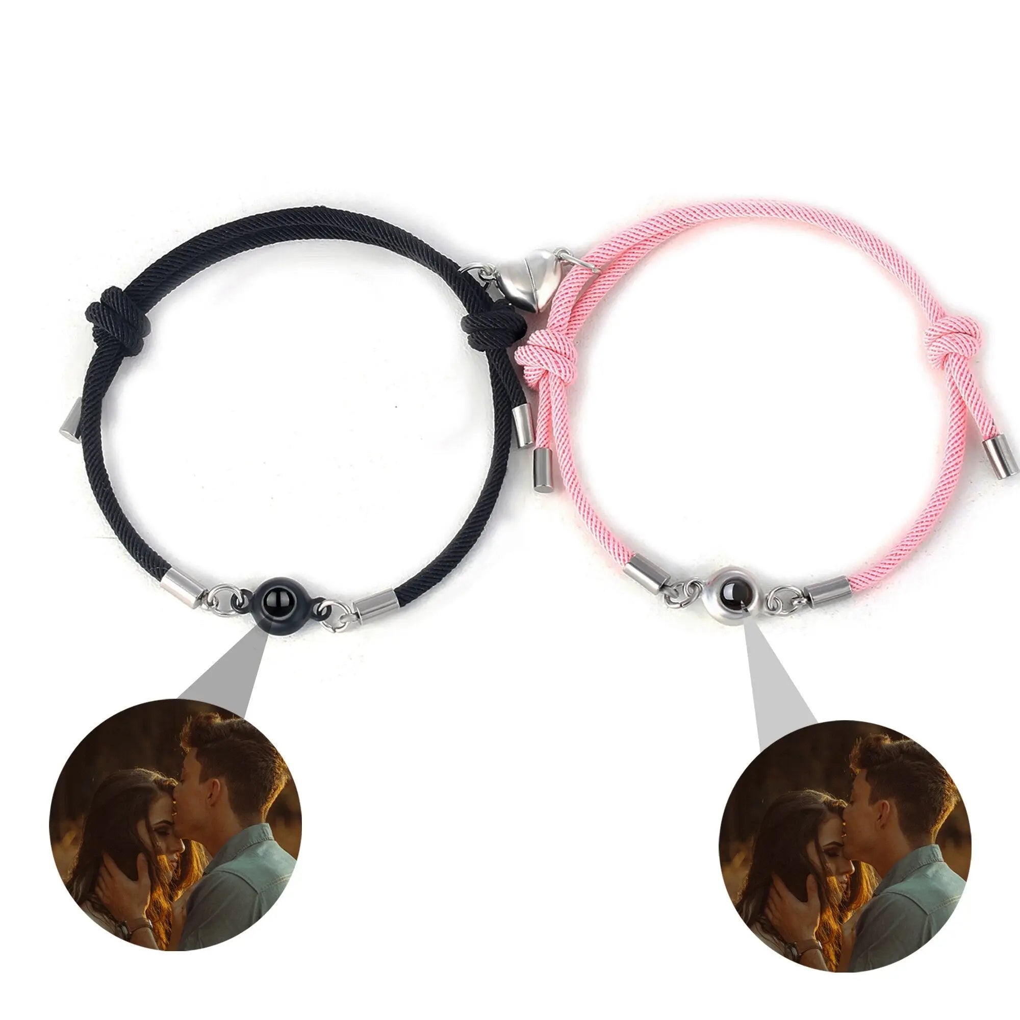 Custom Projection Braided Bracelet Personalized Photo Bracelet Custom Jewelry nowadaysfashion