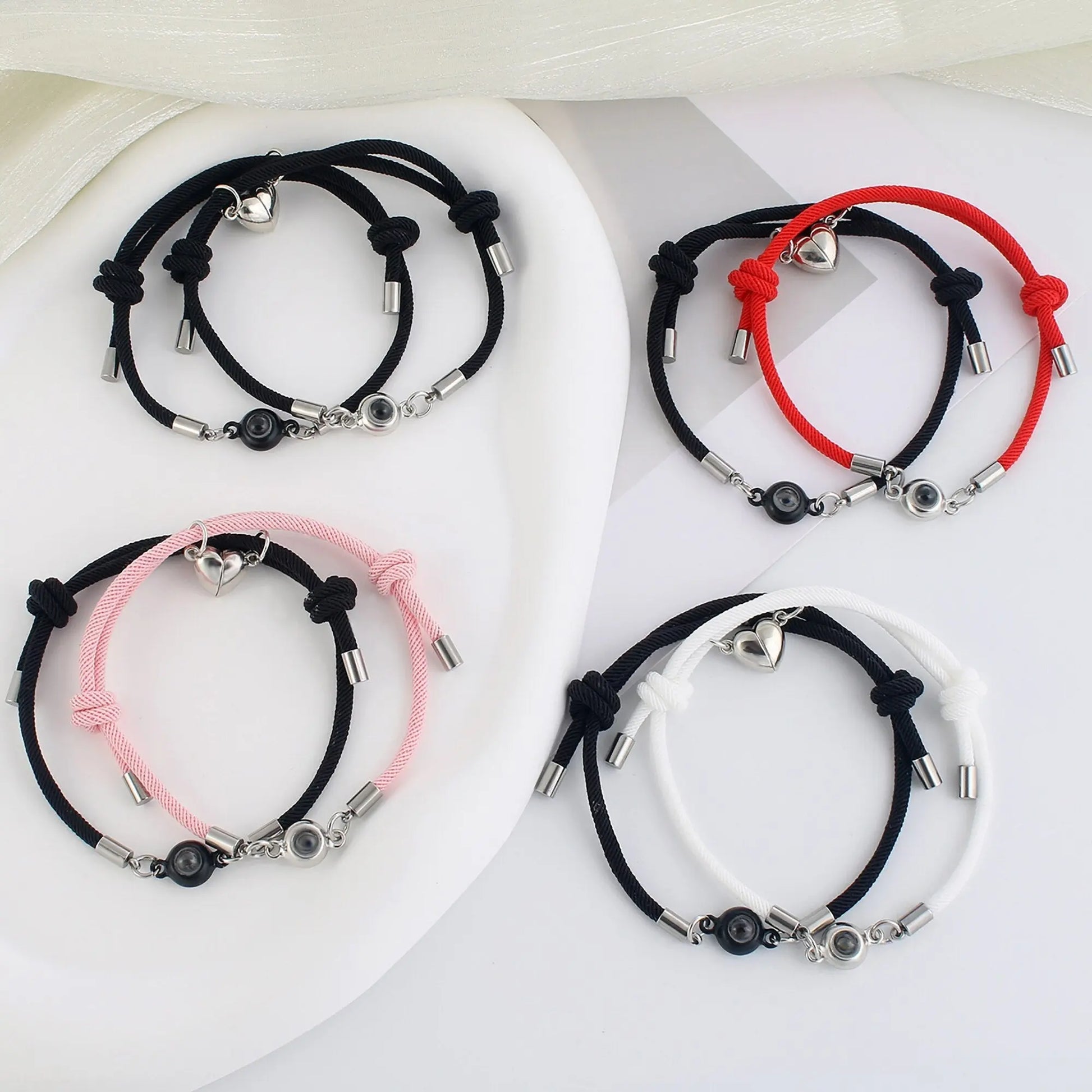 Custom Projection Braided Bracelet Personalized Photo Bracelet Custom Jewelry - Blade & Thread