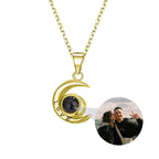 Custom Projection Photo Necklace Star Moon Necklace nowadaysfashion