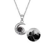 Custom Projection Photo Necklace Star Moon Necklace nowadaysfashion