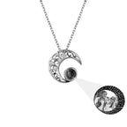 Custom Projection Photo Necklace Trendy Star Moon Necklace for Women Fashion Jewelry nowadaysfashion