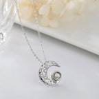 Custom Projection Photo Necklace Trendy Star Moon Necklace for Women Fashion Jewelry nowadaysfashion