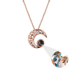 Custom Projection Photo Necklace Trendy Star Moon Necklace for Women Fashion Jewelry nowadaysfashion
