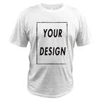 Custom T Shirt EU Size 100% Cotton Make Your Design Logo Text Men Women Print Original Design nowadaysfashion
