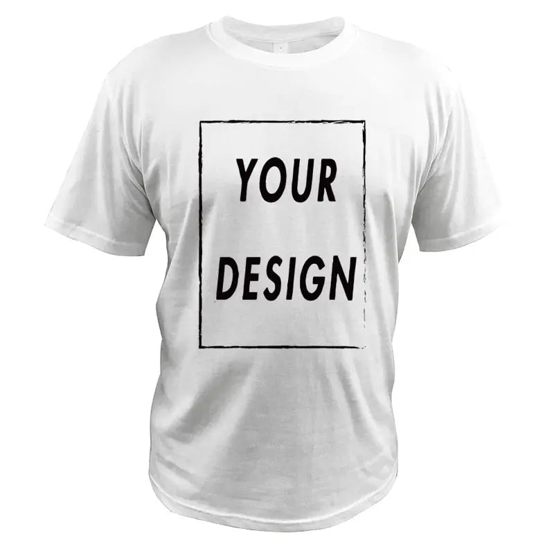 Custom T Shirt EU Size 100% Cotton Make Your Design Logo Text Men Women Print Original Design - Blade & Thread