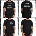 Custom T Shirt EU Size 100% Cotton Make Your Design Logo Text Men Women Print Original Design nowadaysfashion