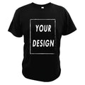 Custom T Shirt EU Size 100% Cotton Make Your Design Logo Text Men Women Print Original Design nowadaysfashion