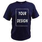 Custom T Shirt EU Size 100% Cotton Make Your Design Logo Text Men Women Print Original Design nowadaysfashion
