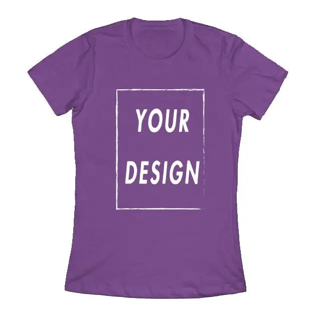 Custom T Shirt EU Size 100% Cotton Make Your Design Logo Text Men Women Print Original Design - Blade & Thread