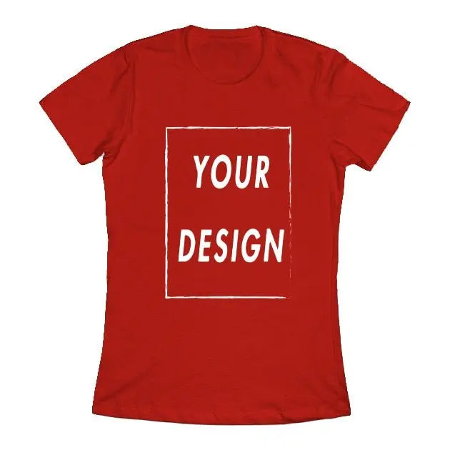 Custom T Shirt EU Size 100% Cotton Make Your Design Logo Text Men Women Print Original Design nowadaysfashion