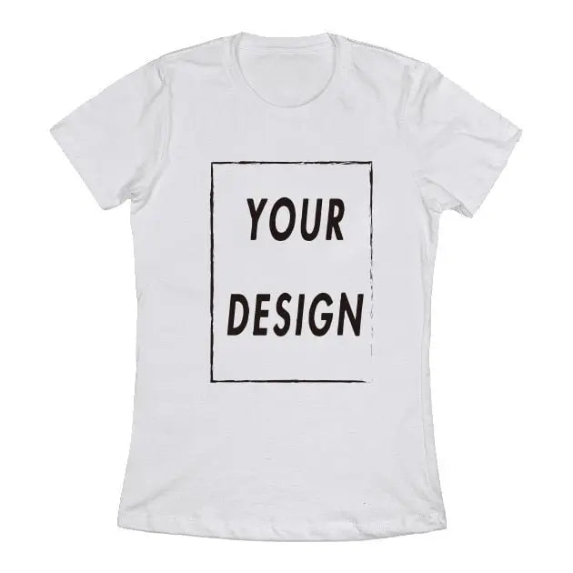 Custom T Shirt EU Size 100% Cotton Make Your Design Logo Text Men Women Print Original Design - Blade & Thread