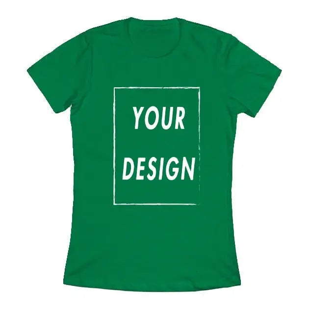 Custom T Shirt EU Size 100% Cotton Make Your Design Logo Text Men Women Print Original Design - Blade & Thread