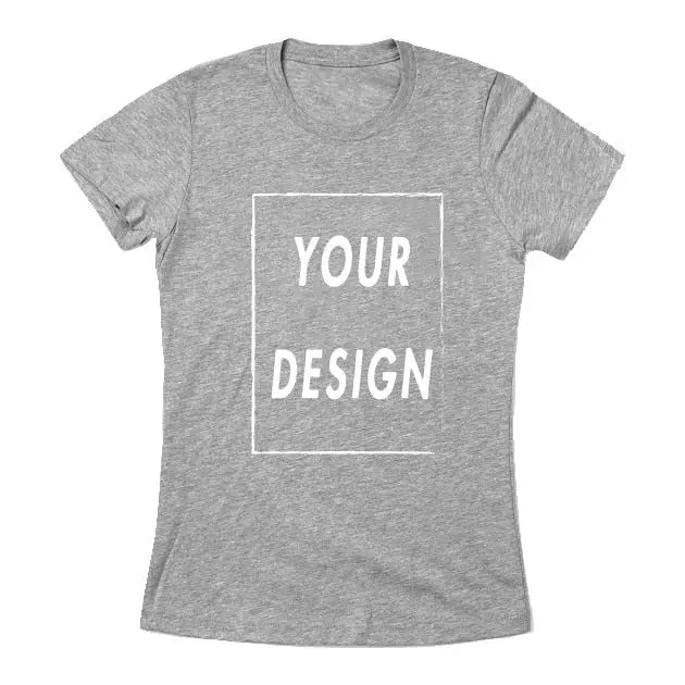 Custom T Shirt EU Size 100% Cotton Make Your Design Logo Text Men Women Print Original Design - Blade & Thread