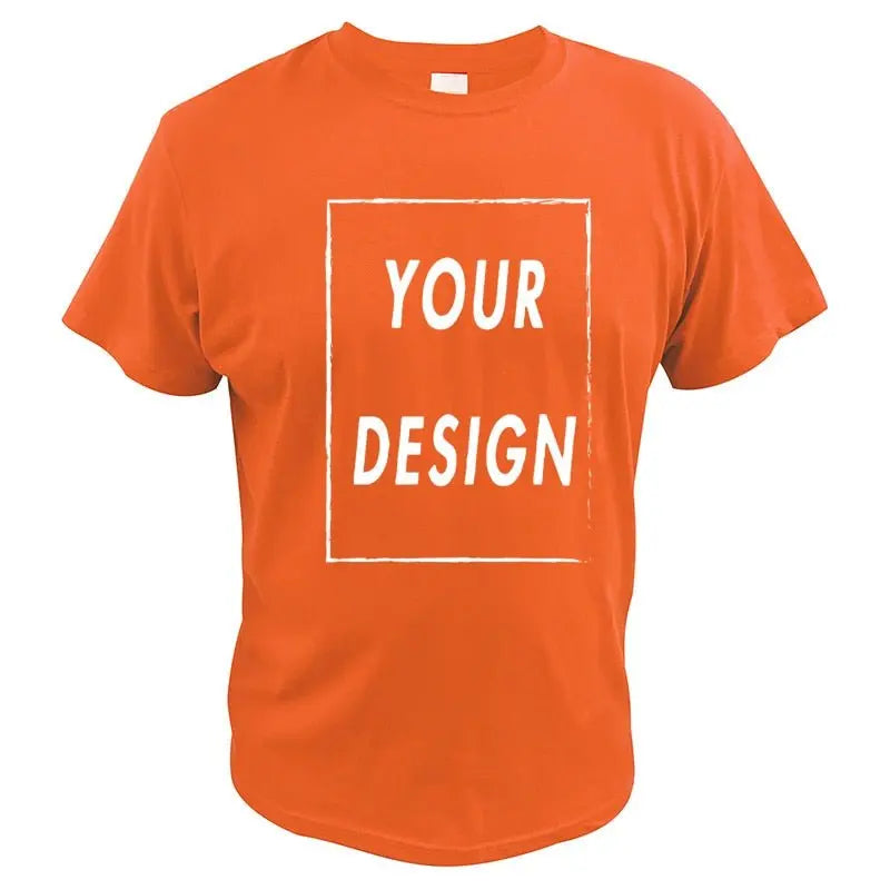 Custom T Shirt EU Size 100% Cotton Make Your Design Logo Text Men Women Print Original Design - Blade & Thread