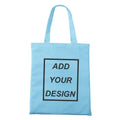 Custom Tote Bag Shopping Add Your Text Print Original Design Zipper Unisex Fashion Travel Canvas Bags nowadaysfashion