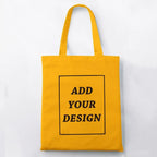 Custom Tote Bag Shopping Add Your Text Print Original Design Zipper Unisex Fashion Travel Canvas Bags nowadaysfashion