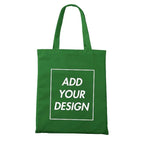 Custom Tote Bag Shopping Add Your Text Print Original Design Zipper Unisex Fashion Travel Canvas Bags nowadaysfashion