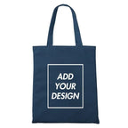 Custom Tote Bag Shopping Add Your Text Print Original Design Zipper Unisex Fashion Travel Canvas Bags nowadaysfashion