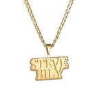 Custom Welded Double Layer Diamond Name Necklace nowadaysfashion