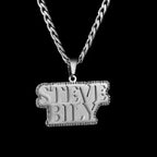 Custom Welded Double Layer Diamond Name Necklace nowadaysfashion