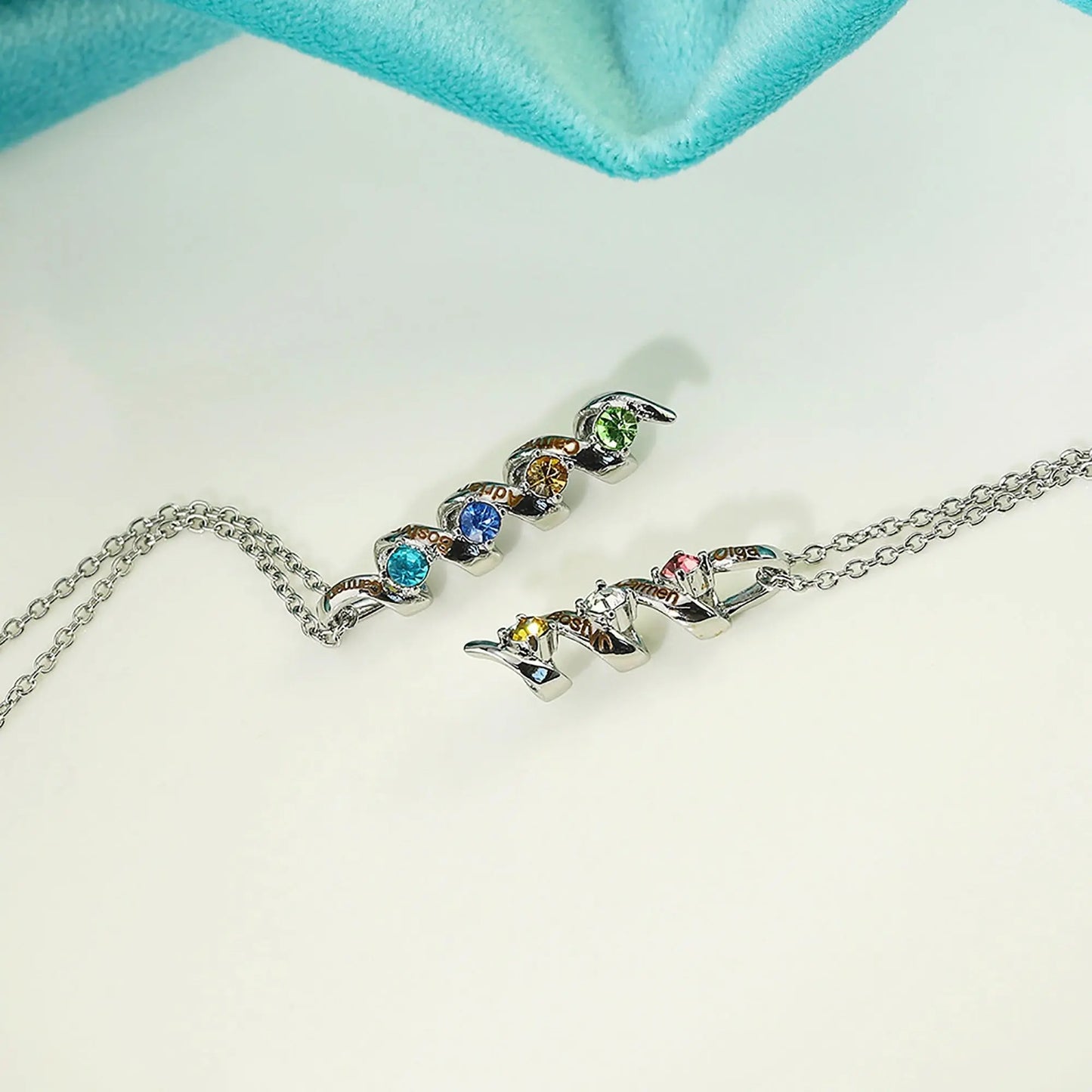 Customizable Birthstone Pendant Necklace For Women Choker Mom Birthday Jewelry - Blade & Thread