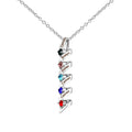 Customizable Birthstone Pendant Necklace For Women Choker Mom Birthday Jewelry nowadaysfashion