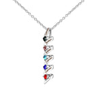 Customizable Birthstone Pendant Necklace For Women Choker Mom Birthday Jewelry nowadaysfashion