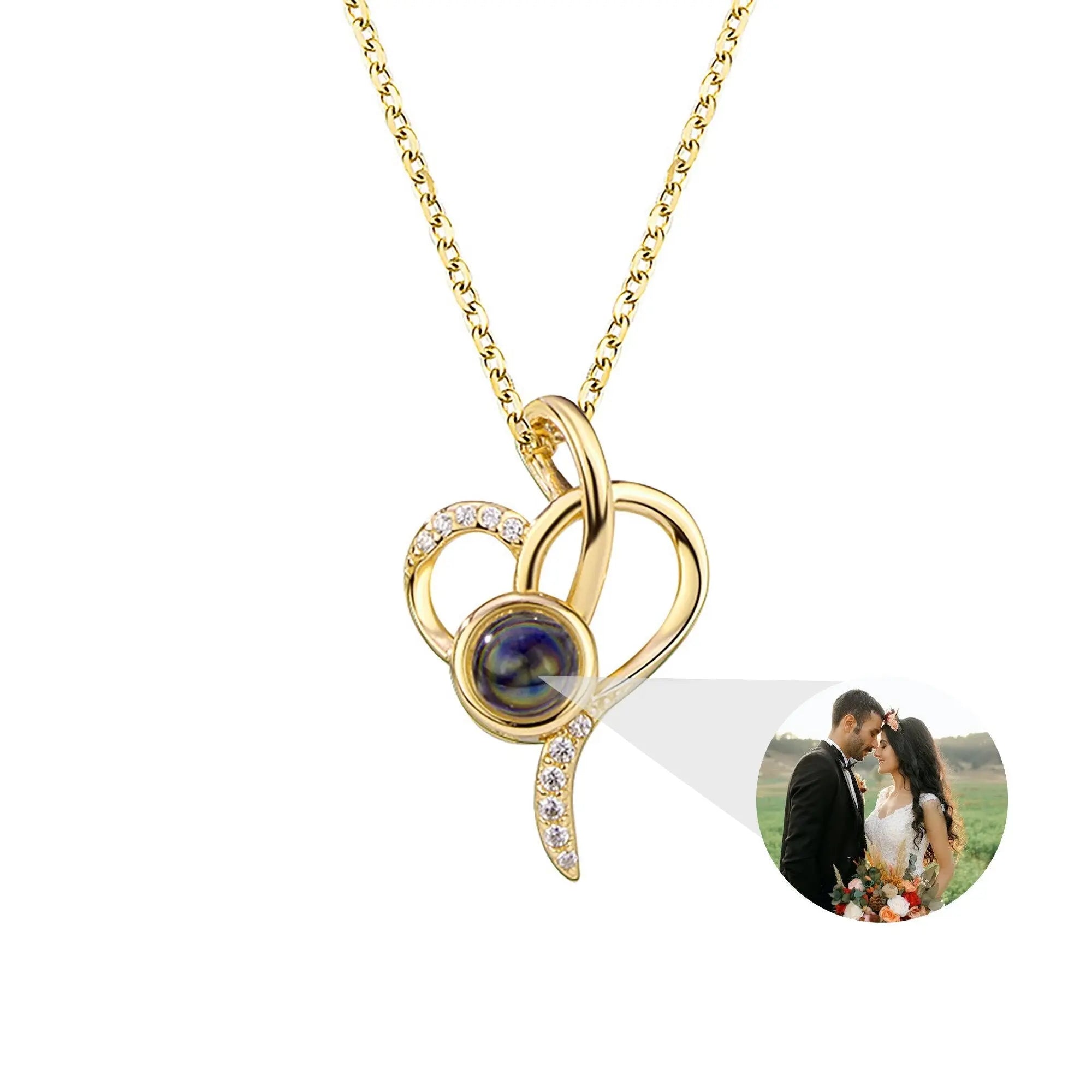 customizable Love photos Projection Necklace Pendant nowadaysfashion