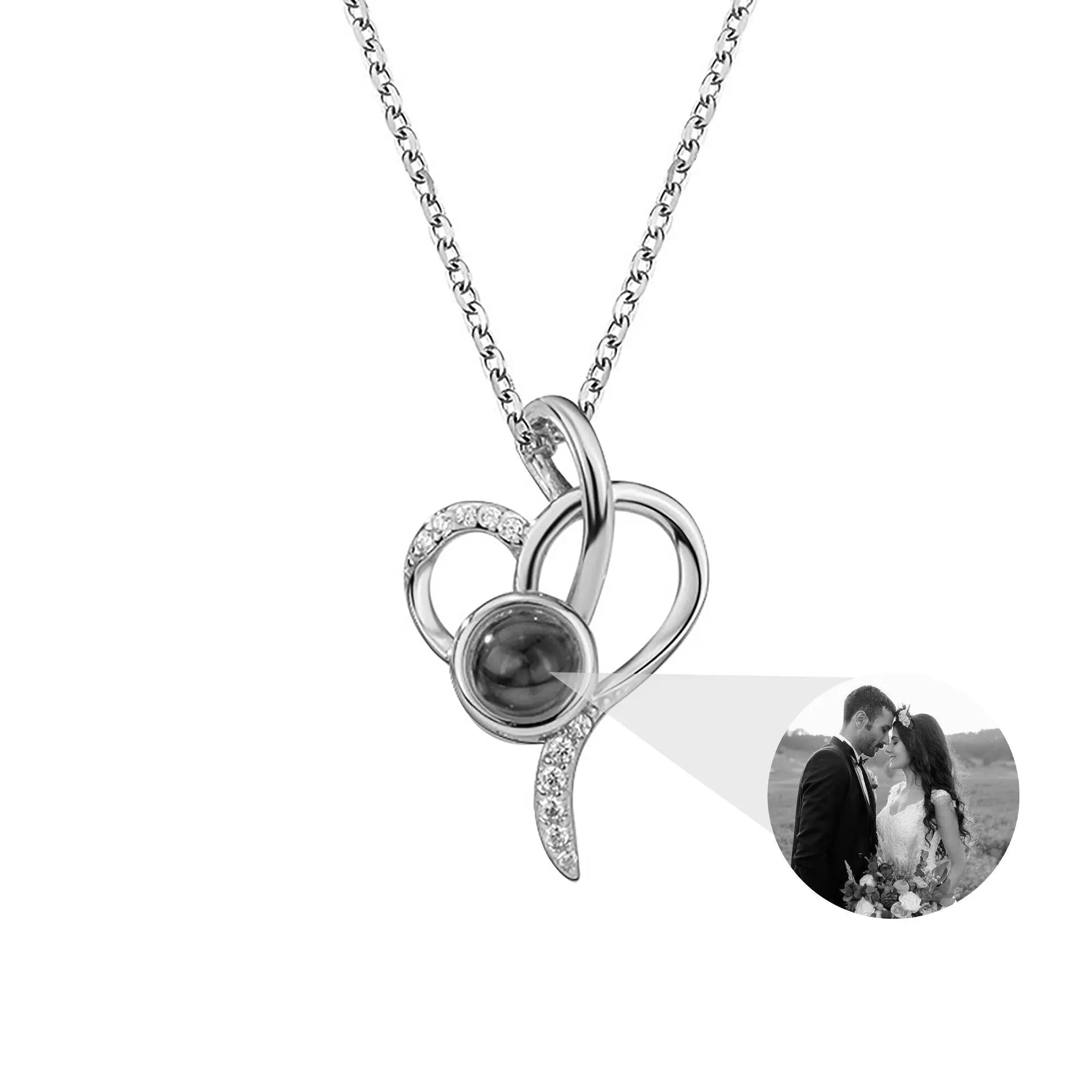 customizable Love photos Projection Necklace Pendant nowadaysfashion