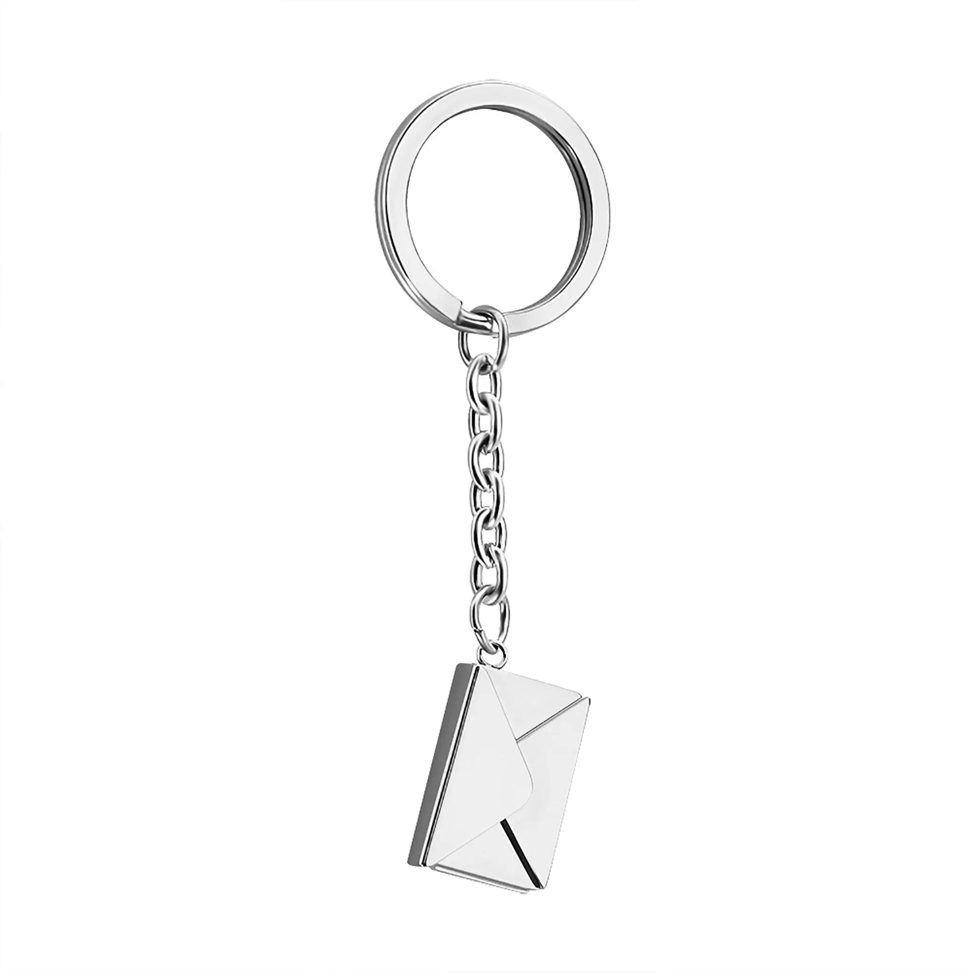 Customizable name envelope keychain For Men Women Car Key Holder - Blade & Thread
