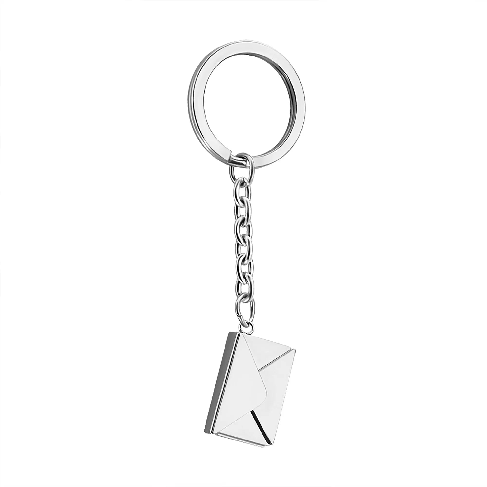 Customizable name envelope keychain For Men Women Car Key Holder nowadaysfashion