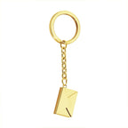 Customizable name envelope keychain For Men Women Car Key Holder nowadaysfashion